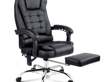 8 Point Reclining Massage Chair | Black For Discount