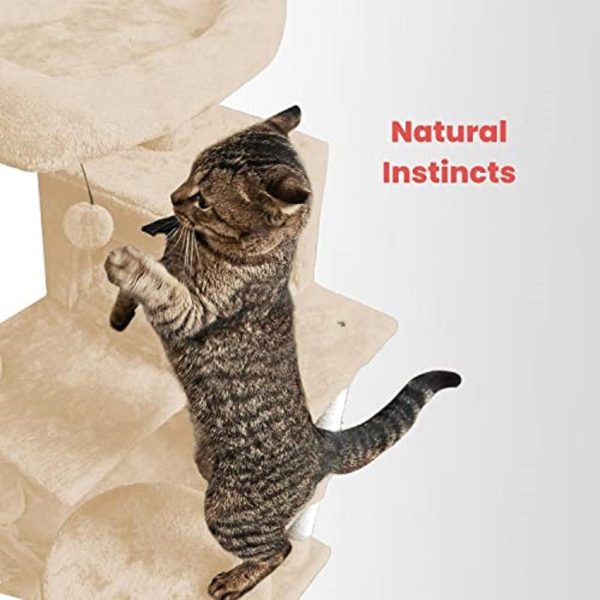 118cm Plush Cat Tree Condo Online