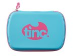 Hard Top Pencil Case | Blue with Pink Zip | Two-Colour Online Hot Sale