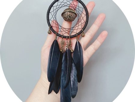 Handmade Dream Catcher With Wind Bell | 2 Colours Online Sale