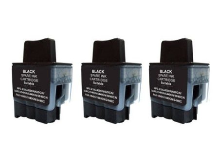 Compatible Premium Ink Cartridges LC47BK  Black Triple Pack - for use in Brother Printers Discount