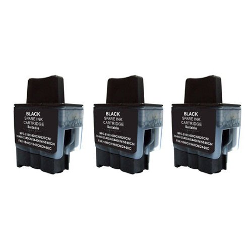 Compatible Premium Ink Cartridges LC47BK  Black Triple Pack - for use in Brother Printers Discount