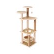 5 Layer Cat Condo Cat Tree | 120cm Beige Sale