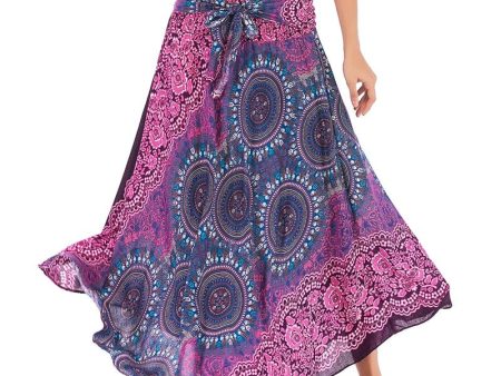 Women s Pink Versatile Bohemian Skirt Dress | Dual Purpose | Free Size Online Sale