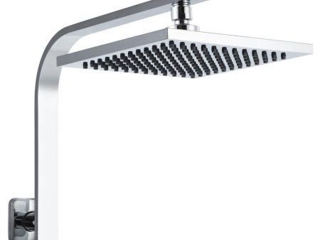 Rain Shower Head Set | Square | WElS 8   | High Pressure | Wall Arm | DIY | Chrome Discount