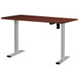 Adjustable Electric Sit-Stand Desk | Grey Walnut Online