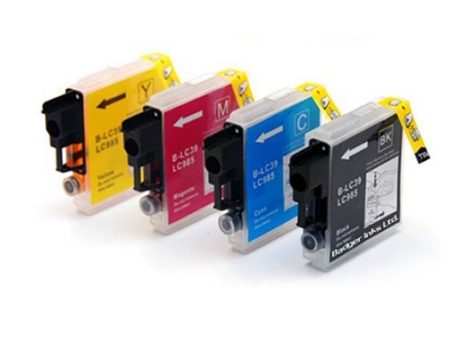 Compatible Premium Ink Cartridges LC39  Set of 4 - Bk C M Y  - for use in Brother Printers For Discount