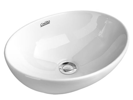 Ceramic Oval Sink Bowl | White on Sale