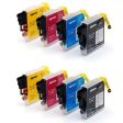 Compatible Premium Ink Cartridges LC39  Set of 8 (Bk C M Y x 2 each) - for use in Brother Printers Supply