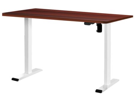 Electric Sit Stand Desk | Adjustable | 140cm | White Walnut For Cheap