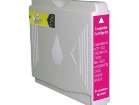 Compatible Premium Ink Cartridges LC57 LC37 XL High Yield Magenta  Inkjet Cartridge - for use in Brother Printers on Sale