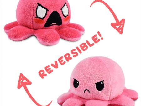 Octopus Angry Furious Reversible Plushie Supply