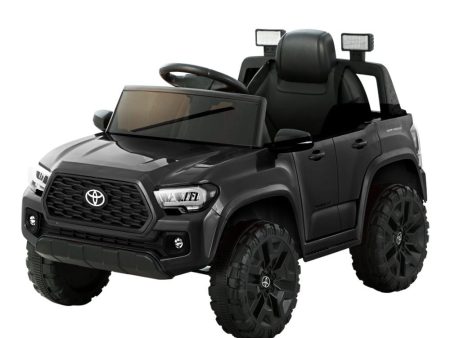 Toyota Ride On Car Kids Electric Toy Cars Tacoma Off Road Jeep 12V Battery Black For Discount