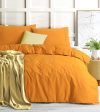 Double Quilt Cover Set | 100% Egyptian Cotton | 500TC | Mustard on Sale