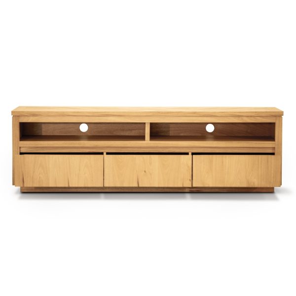 Rosemallow ETU Entertainment TV Unit 185cm 3 Drawer Solid Messmate Timber Wood Hot on Sale