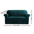 Artiss Velvet Sofa Cover Plush Couch Cover Lounge Slipcover 2 Seater Agate Green Online Hot Sale