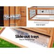 i.Pet Rabbit Hutch Chicken Coop 155cm Tall Wooden Pet Hutch Fashion