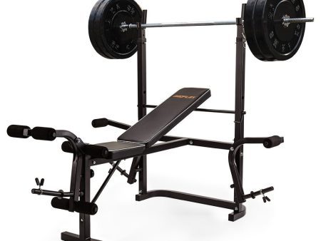 PROFLEX 7in1 Weight Bench Press Multi-Station Home Gym Leg Curl Equipment Set Discount