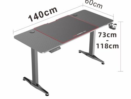 Gaming Standing Desk Home Office Lift Electric Height Adjustable Sit To Stand Motorized Standing Desk 1460 Hot on Sale