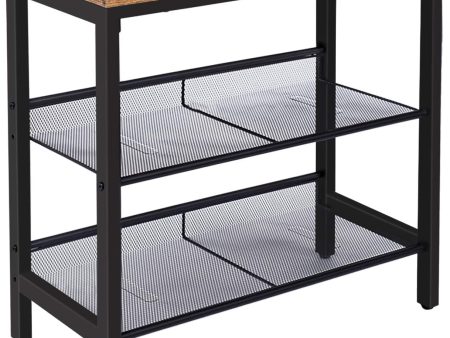 2-Tier Shoe Rack, Industrial Shoe Organizer Storage Bench Supply