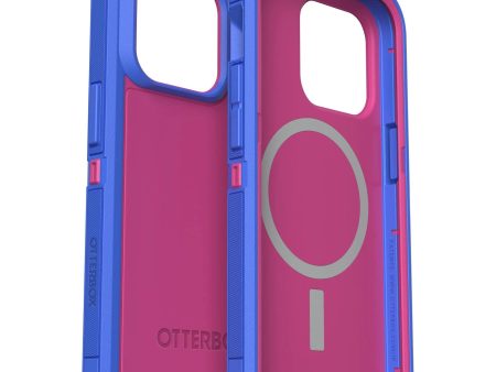 OTTERBOX Apple iPhone 14 Pro Defender Series XT Case with MagSafe - Blooming Lotus (Pink) (77-89123), 5x Military Standard Drop Protection Fashion