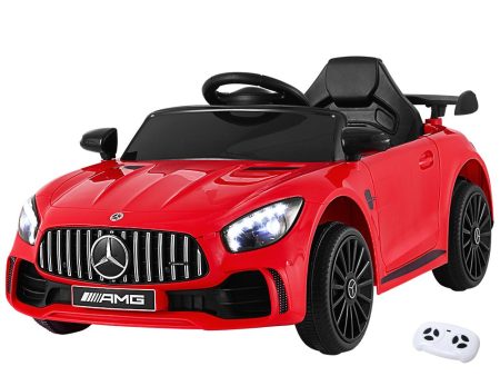 Kids Ride On Car Mercedes-Benz AMG GTR Electric Toy Cars 12V Red For Cheap