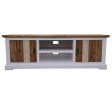 Orville ETU Entertainment TV Unit 180cm 2 Door Solid Acacia Timber - Multi Color For Sale