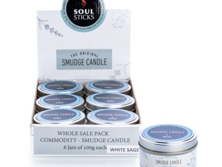 Soul Sticks White Sage Smudge Candle (PRICE IS FOR ONE ITEM) For Sale