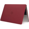 Dark Red MacBook Pro 13 inch 2020 A2338 A2251 A2289 Matte Shell Case Keyboard Cover Touch Bar Discount