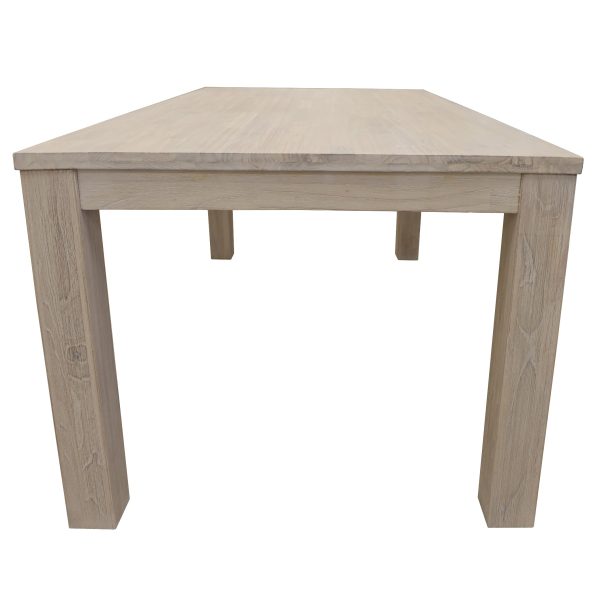 Foxglove Dining Table 150cm Solid Mt Ash Wood Home Dinner Furniture - White Discount