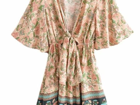 Beautiful Summer Bohemian Mini Dress | S-L Online