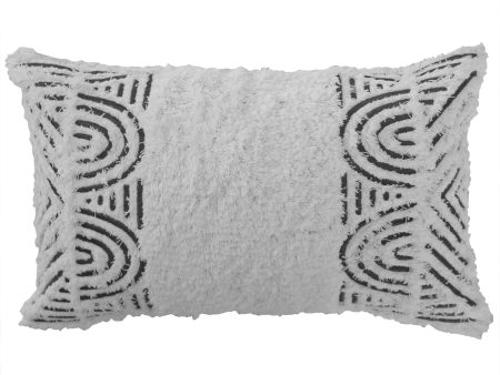 Cushion Cover-Boho Textured Single Sided-Africa Mono-30cm x 50cm Online Hot Sale