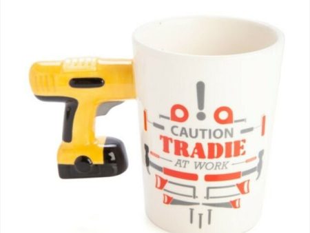 Tradies Mates Power Drill Mug Online Hot Sale