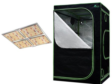 Greenfingers Grow Tent 4500W LED Grow Light Hydroponics Kits System 1.2x1.2x2M Cheap