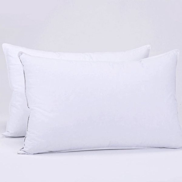 2 Premium Hotel 950g Pillows 74CM x 48CM Pillows Breathable Cotton Online now