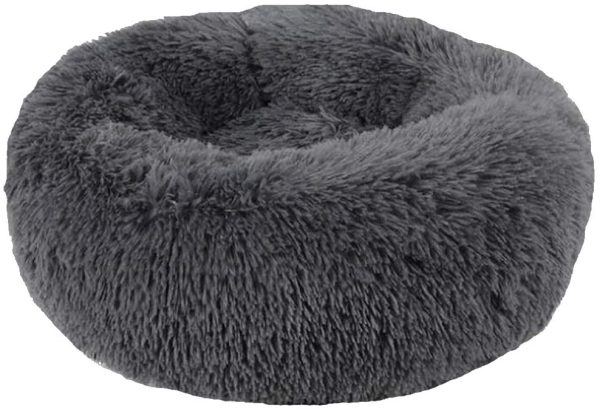 Soft Dog Bed Round Washable Plush Pet Kennel Cat Bed Mat Sofa Large 70cm For Sale