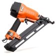 UNIMAC Finishing Air Nail Gun - Heavy Duty Angled Nailer Pneumatic Finish Cheap