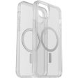 OTTERBOX Apple iPhone 14 Plus Symmetry Series+ Clear Antimicrobial Case for MagSafe - Clear (77-89170), 3X Military Standard Drop Protection Online now