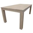 Foxglove Dining Table 190cm Solid Mt Ash Wood Home Dinner Furniture - White Fashion