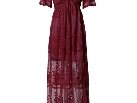 Boho Women s Maix Dress | Long With Lace | Various Colours | S-XL Sale