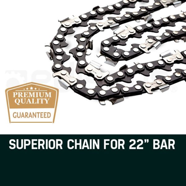 2 x 22 Baumr-AG Chainsaw Chain Bar Replacement 0.325 0.058 86DL Online Hot Sale