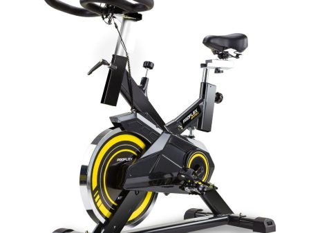 PROFLEX Commercial Spin Bike Flywheel Exercise Workout Home Gym Yellow For Discount