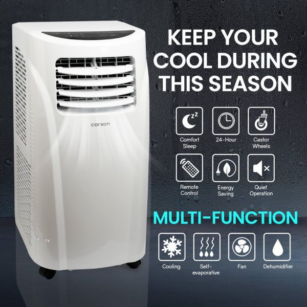 CARSON 3in1 Portable Air Conditioner 6000BTU Mobile Fan Cooler Cooling For Cheap