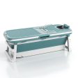 Foldable 135cm Large Massage Bathtub Portable Bath Tub with Drain for adult Hot on Sale