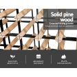 Wine Rack | 120 Bottle | Timber | Wall Organizer Online Hot Sale