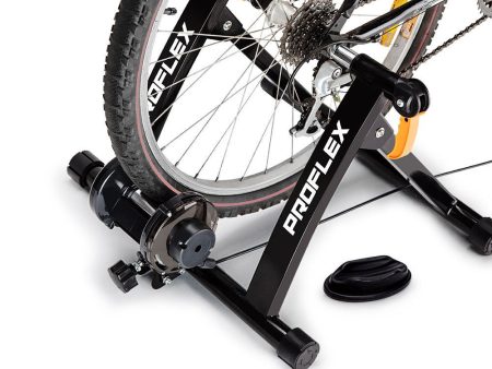 PROFLEX Indoor Bicycle Trainer - Bike Cycling Stationary Magnetic Stand Training Hot on Sale