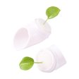 10pcs Hydroponic PVC Pot Inserts | Various Sizes & Designs Fashion