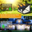 100 Waterproof LED Motion Sensor Solar Security Lights Outdoor (2pack) Supply