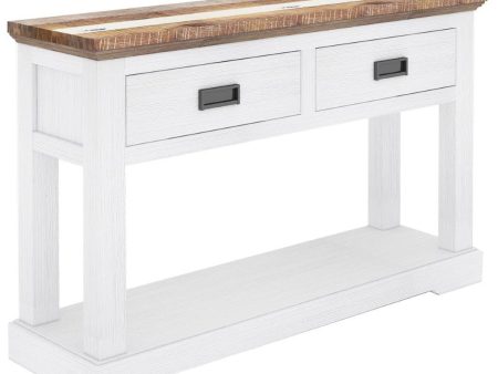 Orville Console Hallway Entry Table 125cm Solid Acacia Timber Wood - Multi Color Supply