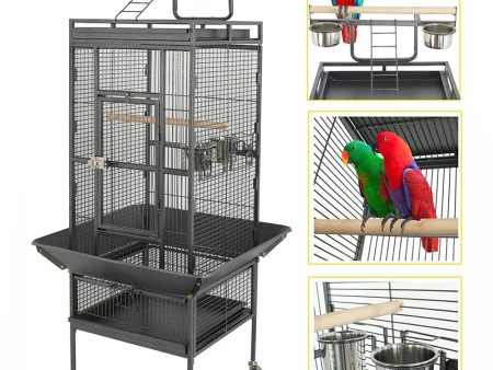 154cm Pet Bird cage Large Play Top Parrot Cockatiel Cockatoo Parakeet Finch Pet For Discount